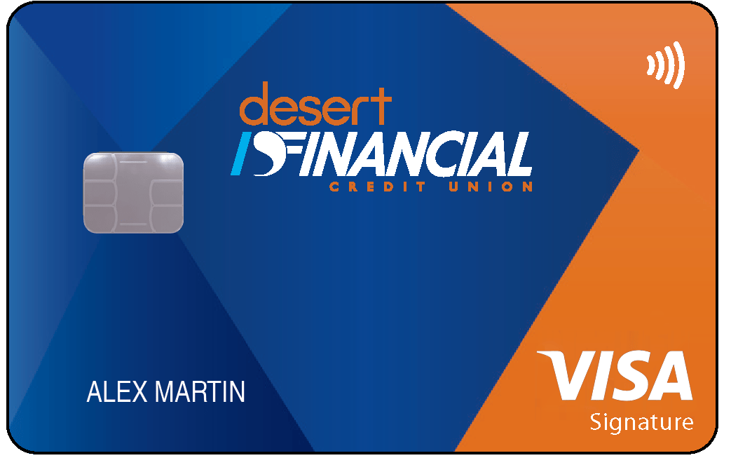Desert Financial Visa Signature® College Real Rewards Card